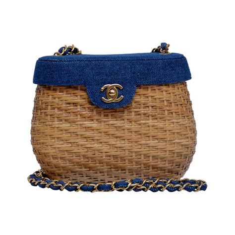 chanel mini raffia bag|hand held raffia bags.